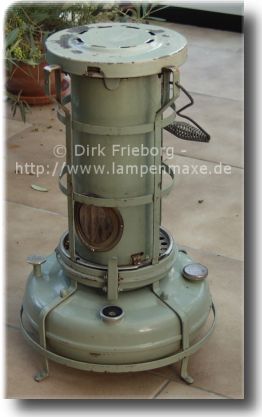 Aladdin Blue Flame Heater Vollansicht