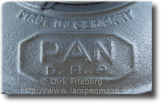 PAN Logo im Tank